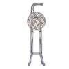 Folding Walking Hand Stick Stool Elderly Stainless Steel Four Leg Thickening Walking Cane
