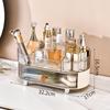 Luxury Multi-Functional Skincare Organizer: High-End Desktop Cosmetic Storage Box