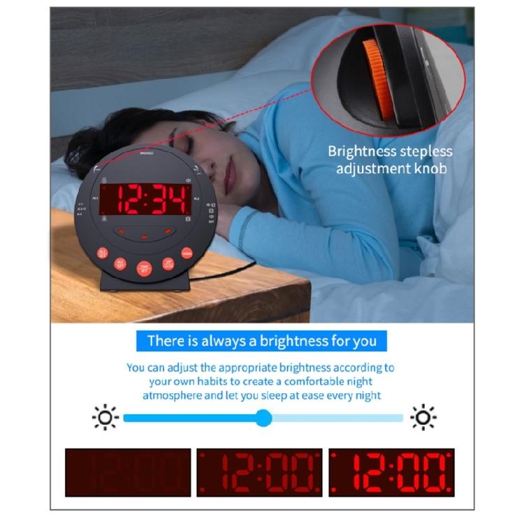 Extra Loud Alarm Clock with Bed Shaker for Heavy Sleepers Adults Kids Teenagers