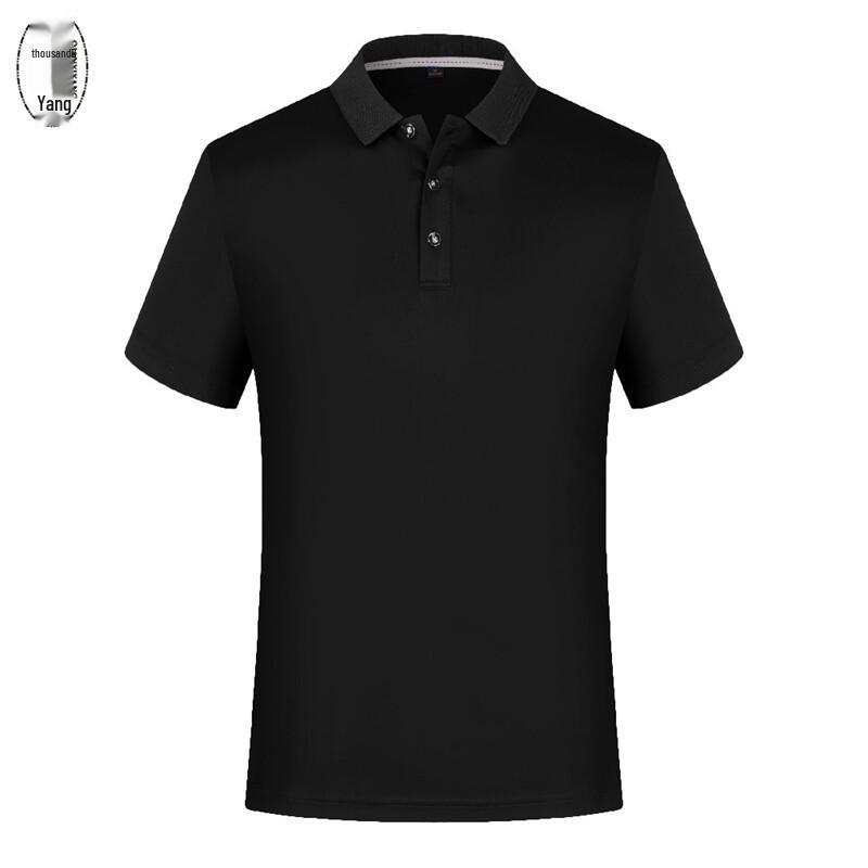 QIANYIYANG Unisex Quick-Dry Lapel Polo Shirt 3XL