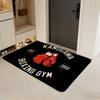 anime H-Hajime no Ippo Floor Mat Flannel Door Mat Non-Slip Absorbent Washable Indoor Home Rug
