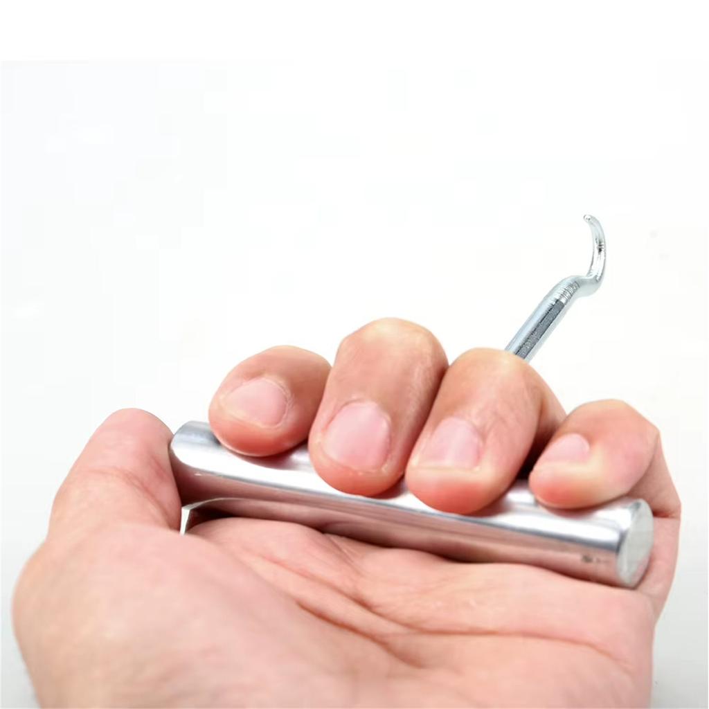 Racquet Pull Hook Stringing Tool for Badminton Squash Racket Stainless Steel Tennis Racket String Assistance Puller