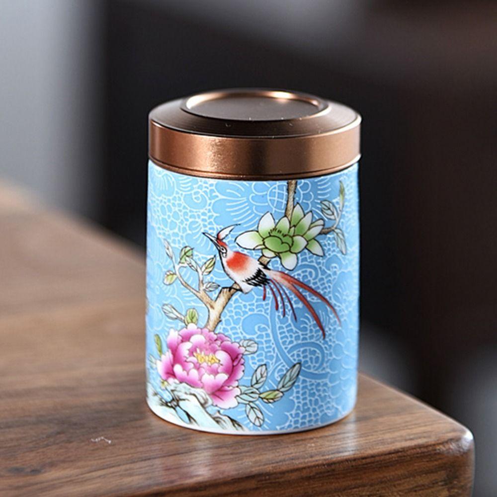 Sealed Mini Tea Canister Vintage Tea Storage Jar Gift Versatile Storage Can  Home Supplies