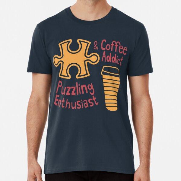 

The Puzzler and Coffee Vintage S to 5XL Made in the AU/USA T-Shirt L