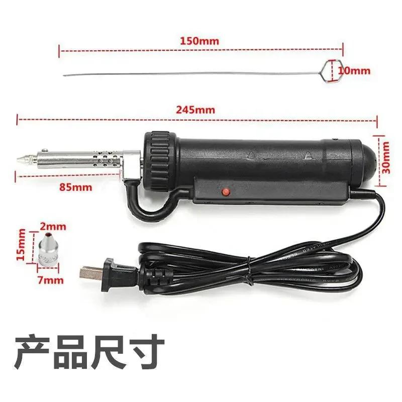 Handheld strong electric tin suction device, electric tin removal tool,high temperature resistant vacuum rubber tin suction pump
