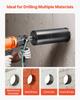 Core Drill Bit, 127 mm Diameter, 356 mm Drilling Depth, 1-1/4 in-7 Internal Thread, High-Precision Welding Technology, Wet Diamond Core Bit for