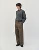 WORK ON BODY OFF Cle Wide Cotton Chino Pants [Olive]