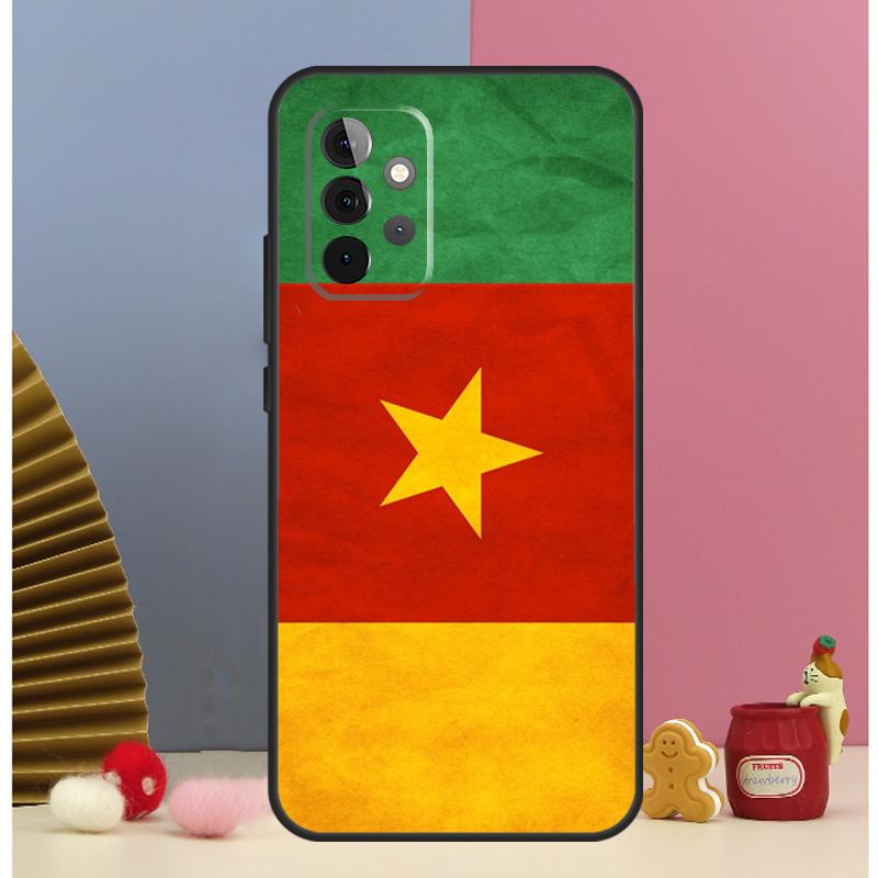 Republic of Cameroon Flag Case For Samsung Galaxy A52 A72 A13 A33 A53 A14 A24 A34 A54 A15 A25 A51 A71 A12 A32 Cover