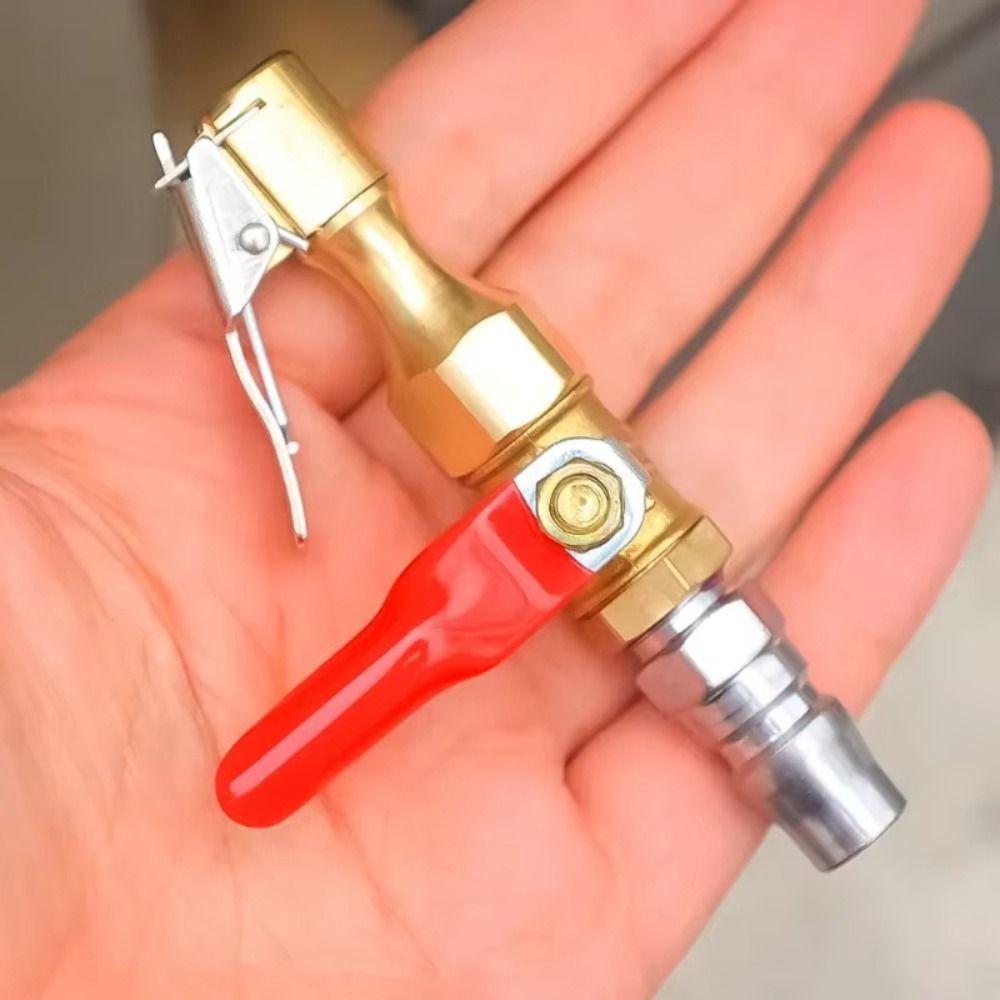 Mit Clip Schnellverschlussventil Aufsteckdesign Schneller Luftanschluss Reifenfülleranschluss SUV-Wartung