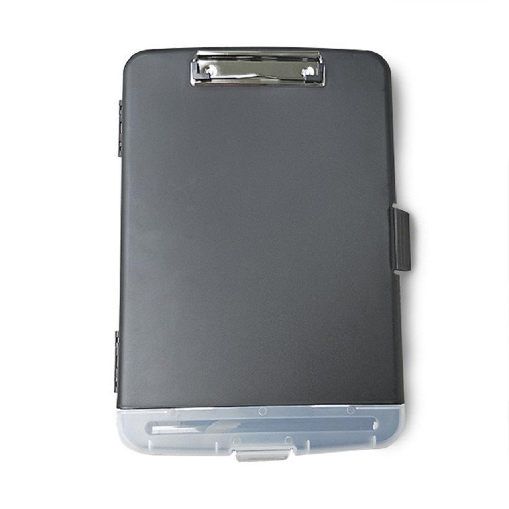 

Office Supplies Multifunctional with Storage Clipboard Box Writing Pad Slimcase Box File Folder чёрный