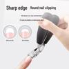 Curved Large Opening Nail Clipper with Anti-Splash & Storage