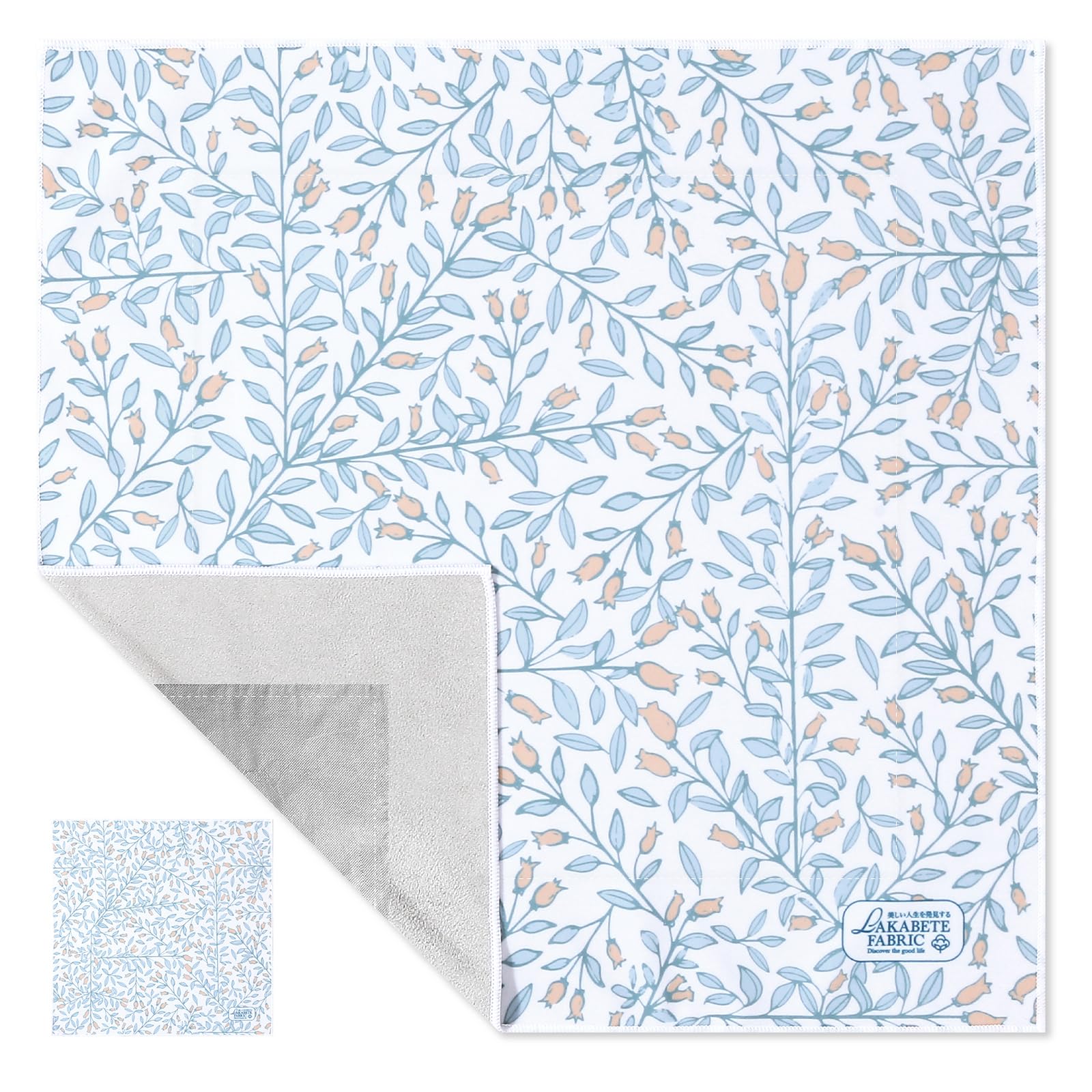 

Ткань для ланча LAKABETE Roll-Up с термоизоляцией, не требующая глажки, самоклеящаяся ткань, ширина 50 см х длина 50 см, складная, впитывающая, идеально подходит для обертывания ланч-боксов,