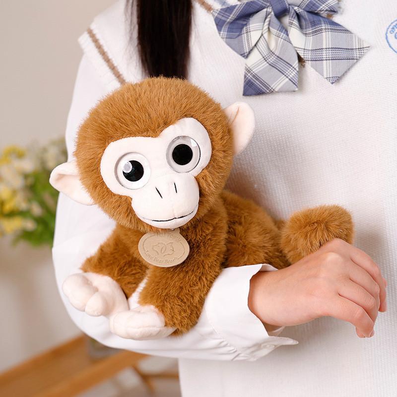 Adorable Plush Golden Monkey Stuffed Animal Soft Toy For Kids Birthday Gift
