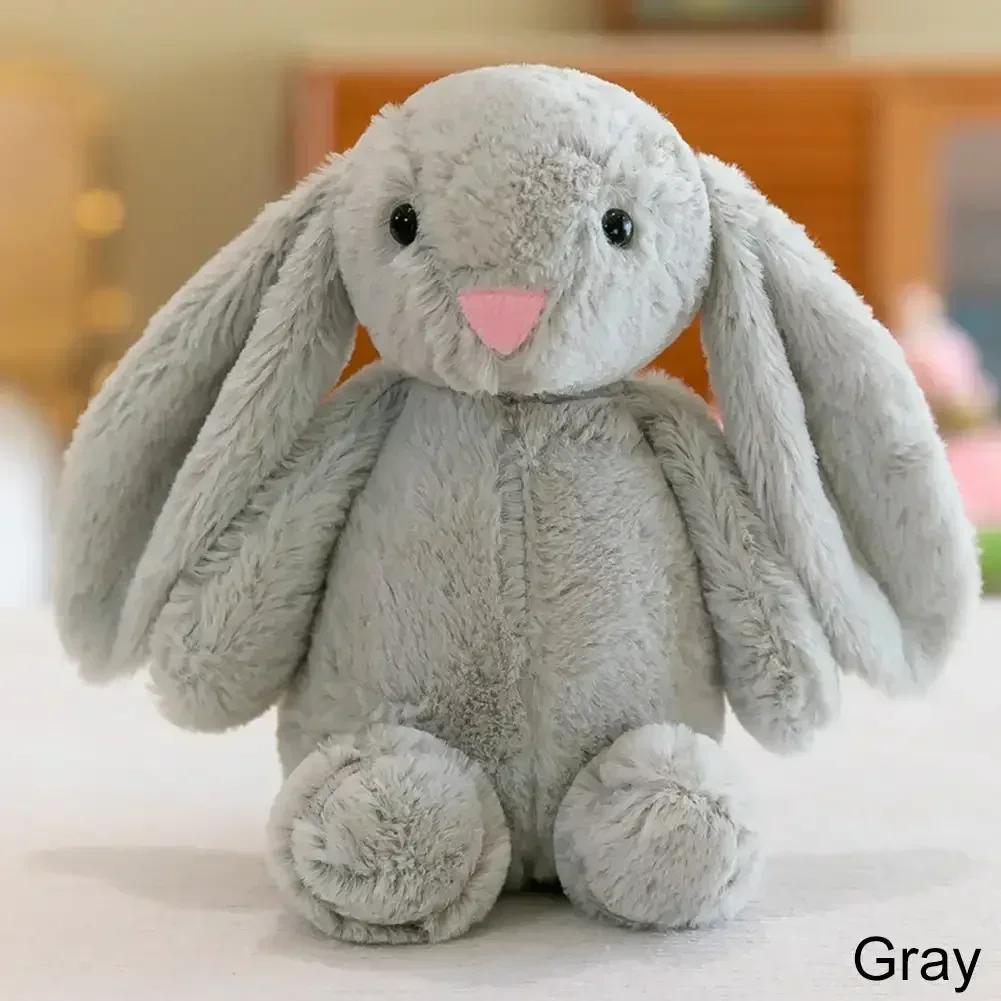 25cm Cute Baby Rabbit Plush Toy Long Ear Soft Stuffed Bunny Doll Sleeping Toy Girls Kids Kawaii Plush Animal Birthday Gifts