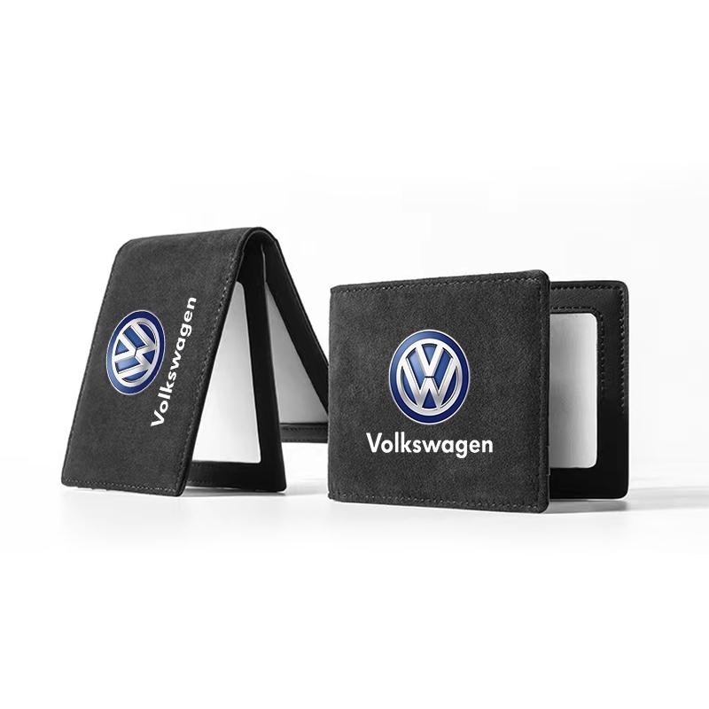 PU Leather Credit Card Case Car Driving Documents Protective Case For Volkswagen Golf-5 6 7 MK6 Jetta Lavida Polo Tiguan Passat B5 B6 B7
