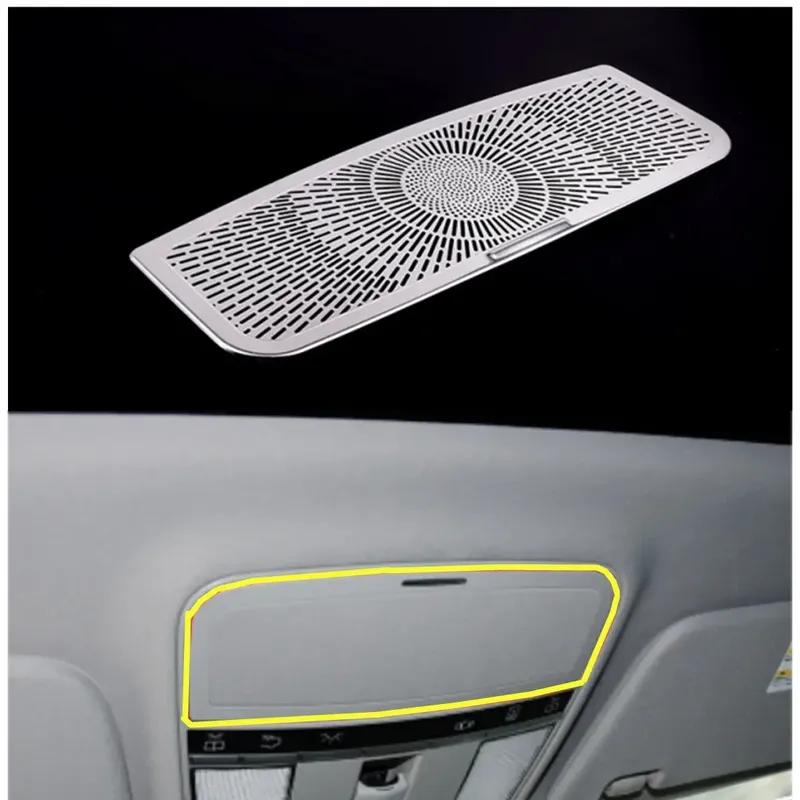 Glasses Case Panel Trim Front Reading Lamp Cover Decoration Sticker For Mercedes Benz S Class W221 2007-13 Interior Accessories