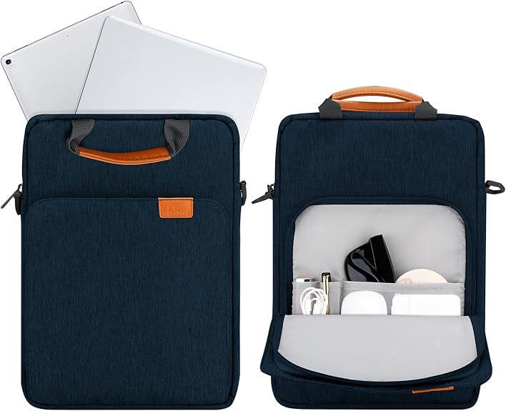 Large Capacity Crossbody iPad Tablet Bag for 9-13.3 Inch, Lightweight Single Shoulder Handbag
