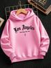 Los Angeles Herbst/Winter Modisches Lässiges Sweatshirt für Jungen, Sportlicher Hoodie, Trendiger Print Outdoor Lässig Weihnachtsgeschenk