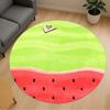 1pc Watermelon Seeds Round Chair Mat Office Area Rug - Non-Slip, Floor Mat for Office, Bedroom, Ideal Home Decor Gift C0112146