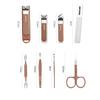 Anti-Splash Nail Clipper 8pcs Set Home Nail Care Kit Non-Slip Nail Trimmer Toenail & Fingernail Clippers