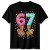 Funny Spotty 67 Unisex T Shirt Six Seven Dotty Spot Tee Graphic Top