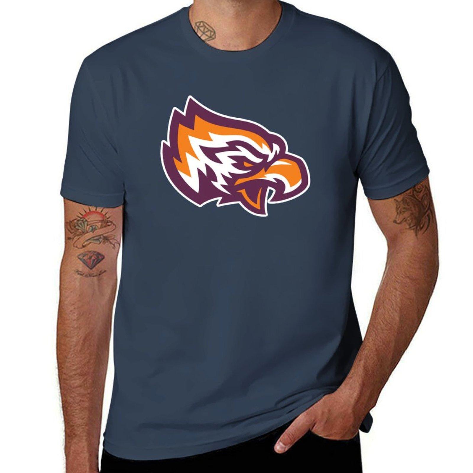 Университетская футболка Дышащая базовая хлопковая футболка S