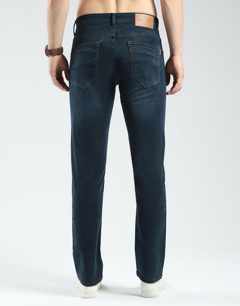 MONTE CARLO Men's Regular Fit Mid Rise Jeans