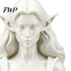 Elf Ears Women Statue 3D Printed Enchantress Figurine Carving PLA Ornament Sculpture Home Office Bookshelf Desktop Decoration Study Room