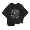Children's Pure Cotton Fun Pattern Printed Summer Loose Round Neck Short Sleeve T-Shirt for 3-10 Year Old Boys and Girls Top