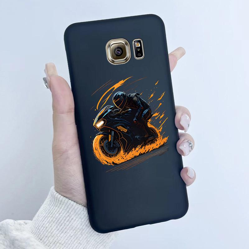 For Samsung Galaxy S6 G920F S6 edge G925F Phone Case Popular Butterfly Flower Girl Design Soft Silicone TPU Back Housing Covers