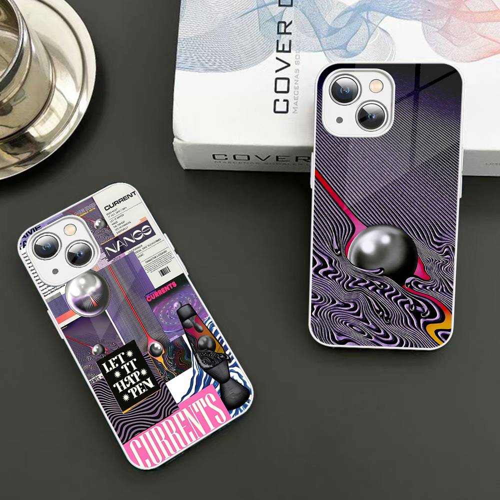Band T-Tame Impala Gehärtetes Glas Für Iphone 14 13 12 11 Pro Mini XS MAX 14Plus X XS XR Hülle