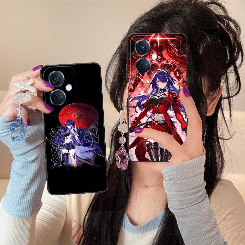 Funda HSR Acheron Mate de TPU para Teléfono Móvil para OPPO Reno 14 13 12 11 10 9 8 7 6 5 F T Pro 5G Cubierta con Impresión Colorida