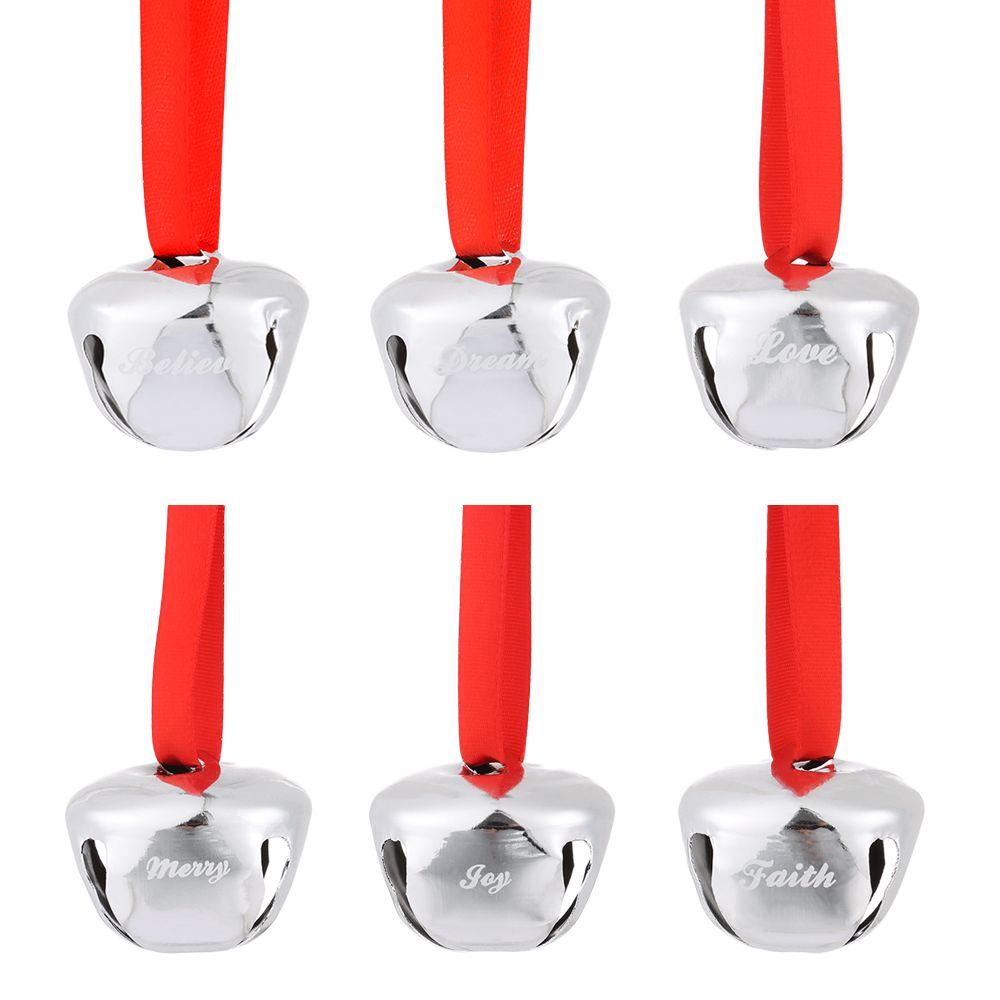 Tree Holiday DIY Christmas Believe Bells Christmas Jingle Bells Ornament Joy