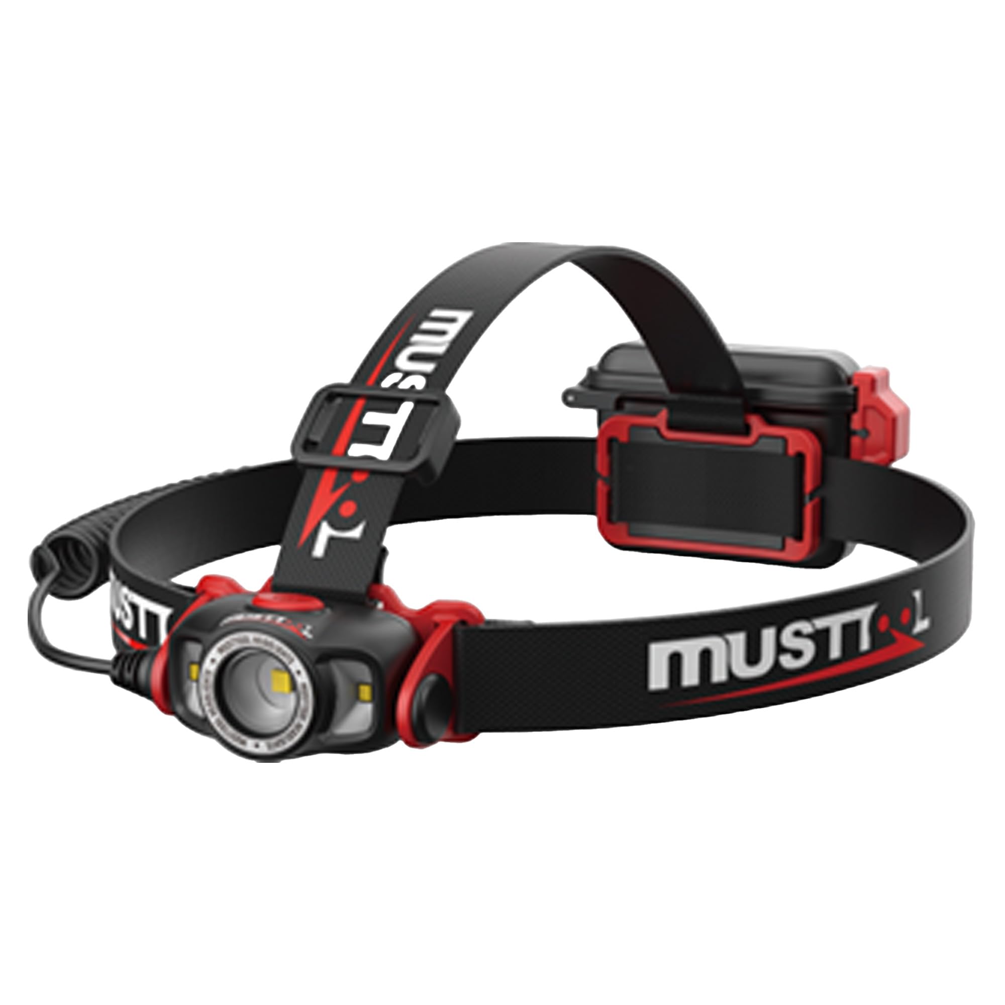 

MUSTTOOL Hybrid Flat Maximum Brightness Model Headlight, Beam, 500lm, Number MHL-FW500D чёрный