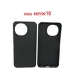 Frosted TPU Mobile Phone Case for Sharp Aouks Sense10 with Glossy Leather Finish