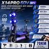 2026NEW x14 10000W Dual Motor EU Warehouse Stock Electric Scooter 60V 50AH Battery 13 Inch Tire Foldable Mobile Electric Scooter