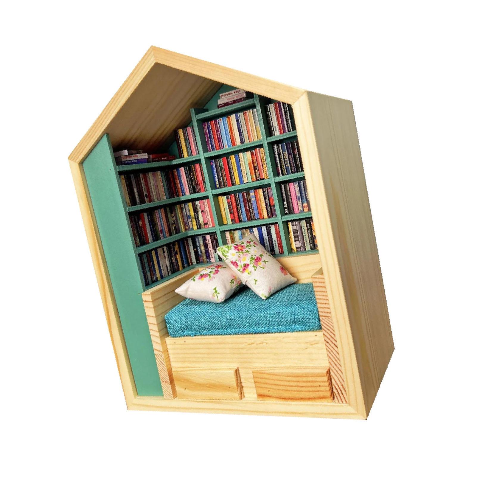 

Anxiety Bookroom Shake Away Your Anxiety Bookshelf Decorative Anxiety Bookshelf Ornament for Rooms Studies Desks Living