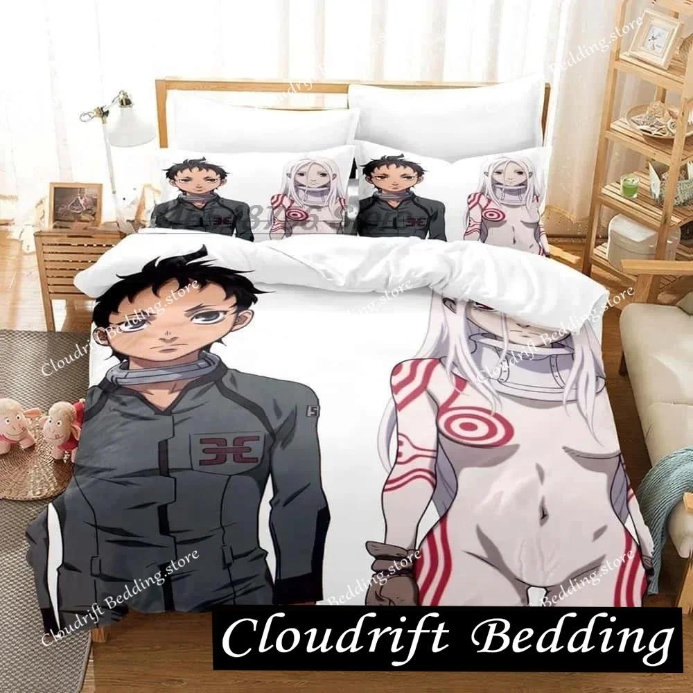 New 3D Printed Anime Deadman Wonderland Bedding Set Single Twin Full Queen King Size Bed Set Adult Kid Bedroom Duvet Cover Sets