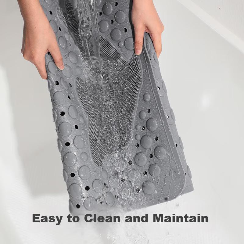 Huaxu Bathroom Non-Slip Mat, Shower Foot Pad, Anti-Fall Floor Mat for Bathroom, Large Massage Foot Pad for Elderly And Pregnant Wome