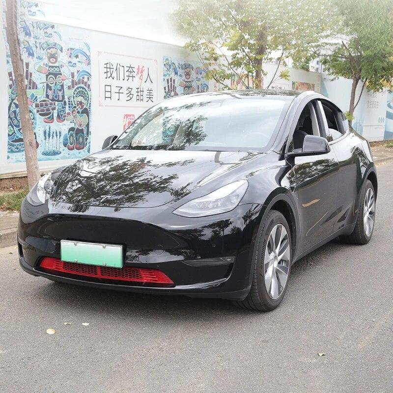 Futhope 2pcs Insect-proof Net For -2023 Tesla Model Y Front Cover Air-conditioning Modification Inlet Cover Protective