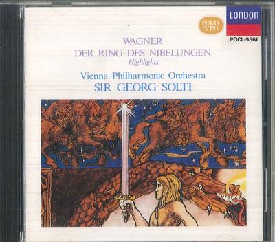 CD WAGNER VIENNA PHILHARMONIC ORCHEST  Wagner The Ring of the Nibelung POCL9561 LONDON 1994 Japan Classical Used