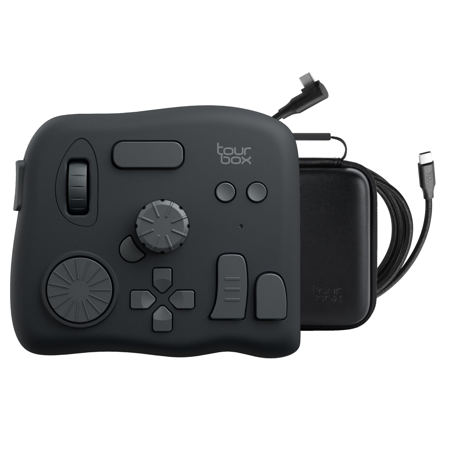 

TourBox NEO Дозвольте своїй творчості літати Пристрій для лівої руки Редагування Регулювання кольору Обробка Малювання Анімація Дизайн Художник Професіонал Ідеальний для чорний