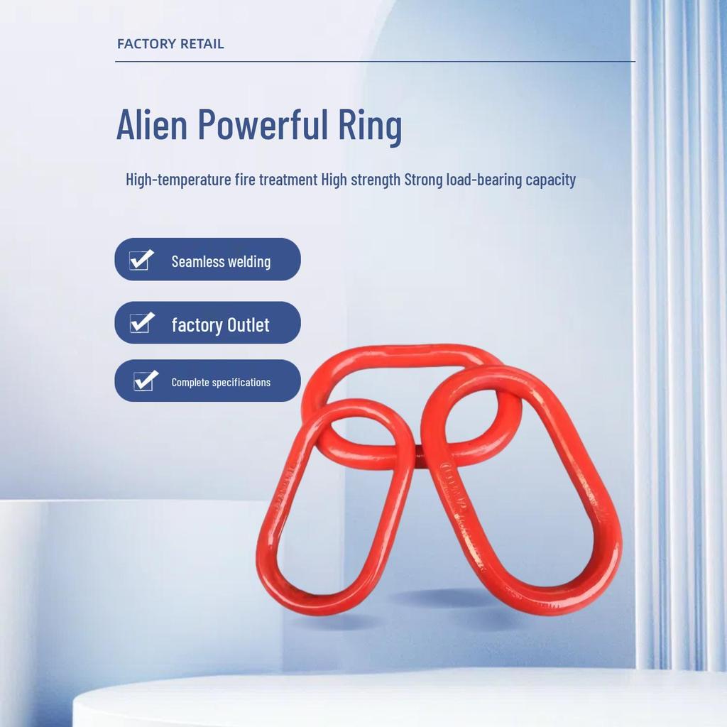 Heavy-Duty Alloy Steel Forged Lifting Sling: Enlarged Oval Ring