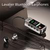 Ultra Long Battery Life Lavalier Bluetooth Earphones Wireless Headphones  Support SD Card