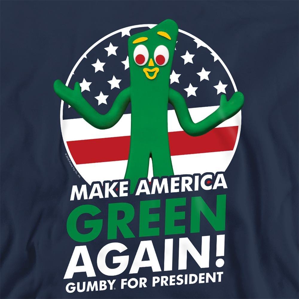 Gumby Unisex Adult For President Sweatshirt