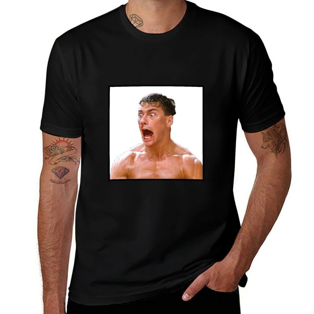 Jean Claude Van Damme 3 Tshirt Basic Lightweight Short Sleeve Tee Tshirt