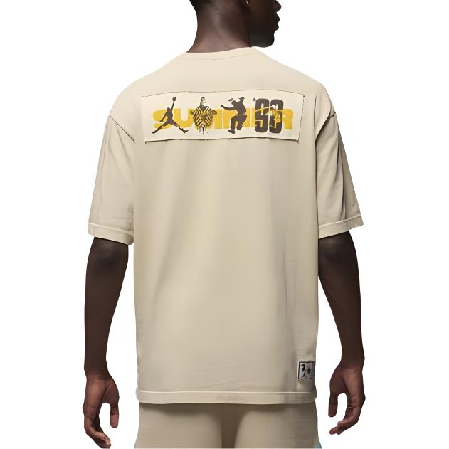 Jordan T-Shirt X UNION x Bephies Beauty Supply Beige Uomo Streetwear FD4246-206
