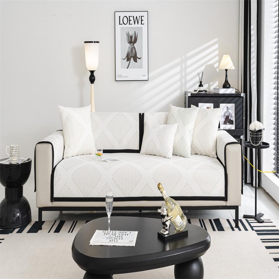 

Новый диван-подушка Ice Silk, современный простой чехол для дивана, пылезащитный нескользящий чехол, полотенце 70x70cm