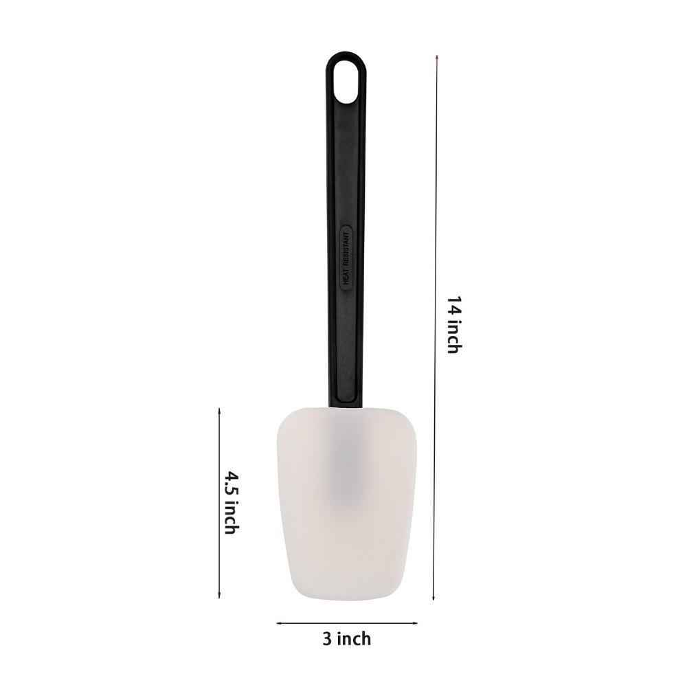 1/2pcs High Quality Silicone Baking Scraper Spatula Non-Stick PP Handle for Chocolate Butter Cream 14 Inch Kitchen Baking Tools