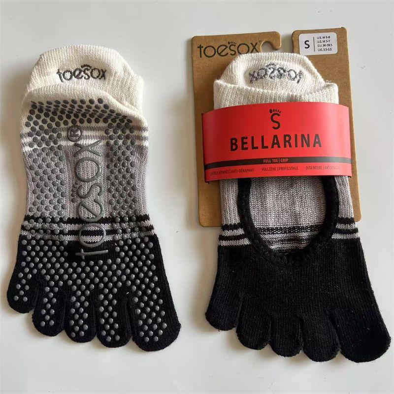 

Original Genuine Goods Toesox Yoga Socks Women Short Tube Dispensing Non-Slip Sports Dance Indoor Room Socks Backless Size M 13 39-size 42.5